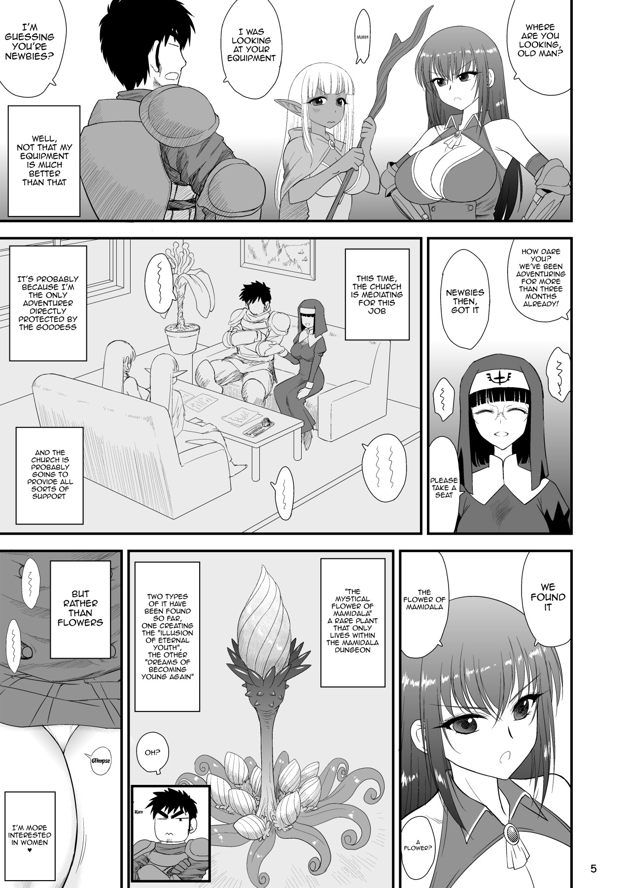 Hentai Manga Comic-Mami's Dungeon 2 - Lesbian Adventurer Edition-Read-4